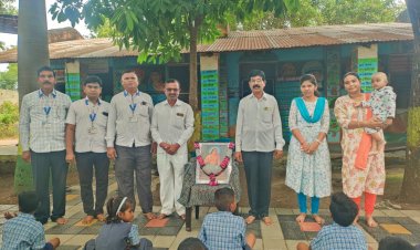 पिंप्री अवघड जिल्हा परिषद शाळेत भगवान सर्वज्ञ श्री. चक्रधर स्वामी यांचा अवतार दिन उत्साहात संपन्न .