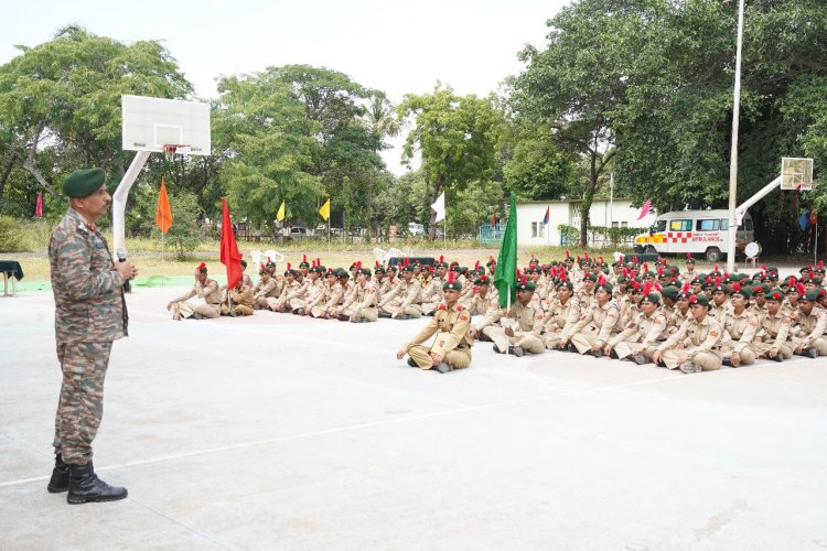 एनसीसी मुळे व्यक्तीमत्वाचा विकास होतो व जीवन शिस्तबद्ध होते.-कर्नल प्रसाद मिजार.