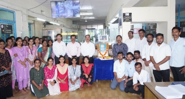 महात्मा फुले कृषी विद्यापीठ ग्रंथालयात डॉ. एस . आर. रंगनाथन जयंती व राष्ट्रीय ग्रंथपाल दिन उत्साहात साजरा .