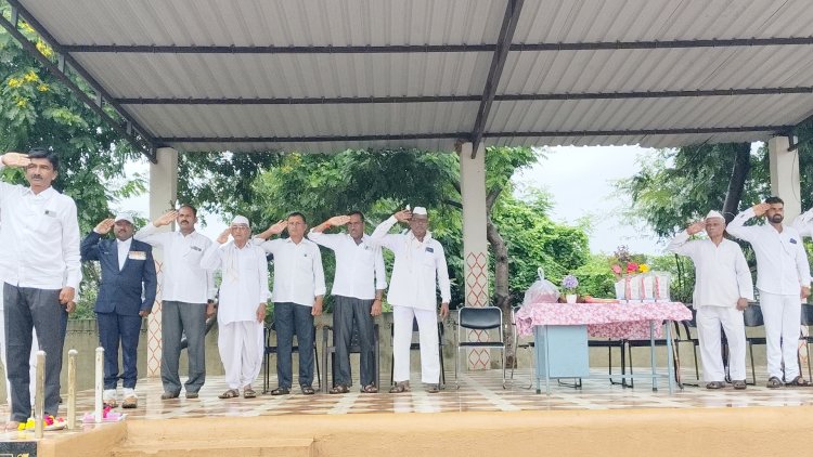 ग्रामपंचायत व जिल्हा परिषद प्राथमिक केंद्र शाळा येथे ७९ वा स्वातंत्र्य दिन मोठ्या उत्साहात साजरा.