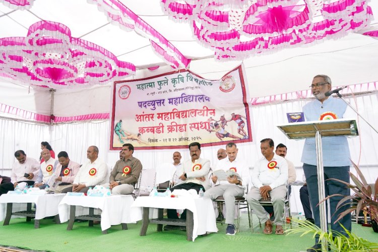 *क्रिडा प्रकारामुळे शारीरीक व मानसिक आरोग्य सुधारते.कुलगुरू डॉ.शरद गडाख.*