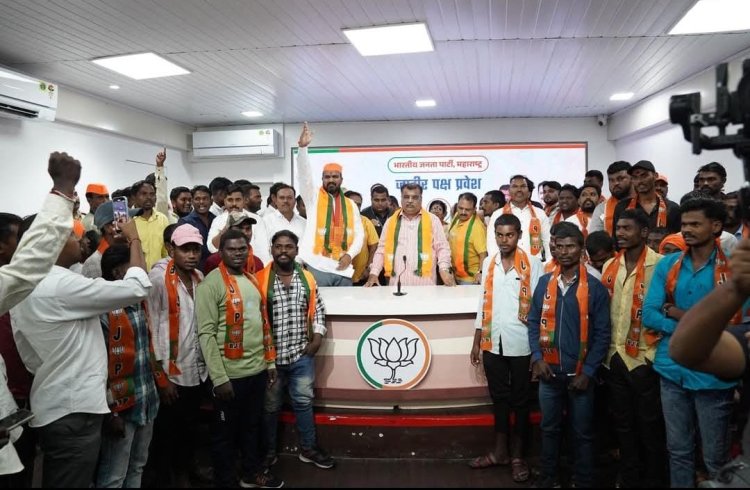 योगेश सूर्यवंशी यांचा भाजपमध्ये जाहीर प्रवेश.
