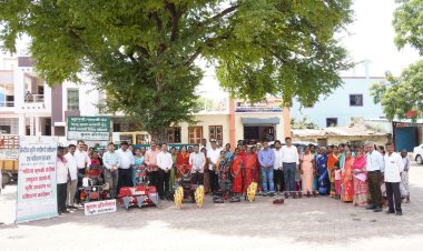 *महिलांचे श्रम कमी करण्यासाठी यांत्रिकीकरण गरजेचे*        *-विस्तार शिक्षण संचालक डॉक्टर गोरक्ष ससाने*