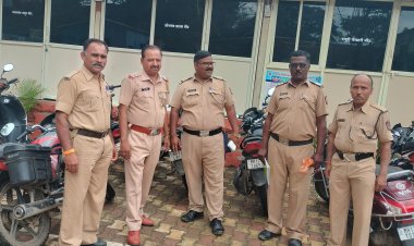 *चोरीच्या गाडया शोधण्यासाठी राहुरी पोलिसांकडून विषेश मोहीमेदरम्यान 3८ विना नंबरप्लेट गाड्यांवर कारवाही*