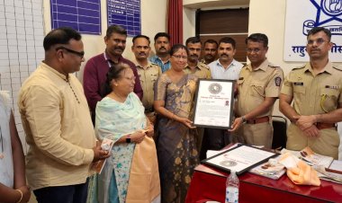 लैंगिक अत्याचारापासून मुलींची सुटका करून सदर गुन्ह्याच्या तपासा दरम्यान खुनाचा गुन्हा उघडकीस आणणाऱ्या राहुरी पोलीस पथकाचा स्नेहालयाकडून सत्कार