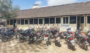 चोरीच्या गाड्या शोधण्यासाठी राहुरी पोलिसांकडून राबवलेल्या विशेष मोहिमे दरम्यानएक  एक आठवड्यामध्ये एकूण 232 केसेस 130200 /-रुपये दंड वसूल