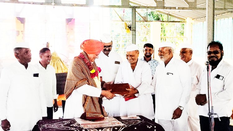 बालाजी यात्रा उत्सव निमित्ताने गुरुवर्य भास्करगिरीजी महाराज यांची सदिच्छा भेट.