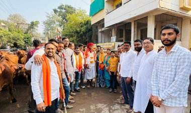 विश्व हिंदू परिषदेकडून संगमनेरात गौ-ग्राम परिक्रमा संपन्न