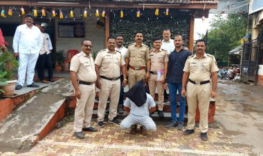 राहुरी पोलिसांनी आर्म ऍक्ट नुसार केली कारवाई आणि आरोपीला अटक करून ताब्यात घेतले