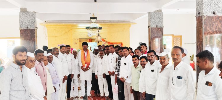 बालाजी यात्रा उत्सव निमित्ताने आमदार विठ्ठलराव लंघे यांनी घेतले बालाजी रायाचे दर्शन.