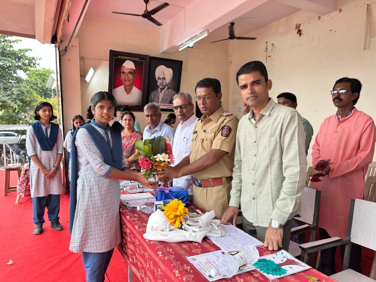 *राहुरी पोलीस स्टेशनचे ऑपरेशन मुस्कान पार्ट 2 गुन्हे पृतिबंध करणे करिता शालेय विद्यार्थ्यांयामध्ये जागृती अभियान*