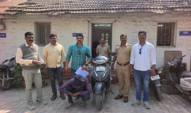 देवळाली प्रवरा येथे चोरटी वाहतूक करणाऱ्या वर राहुरी पोलीस सांकडून छापा एक आरोपीस जेरबंद