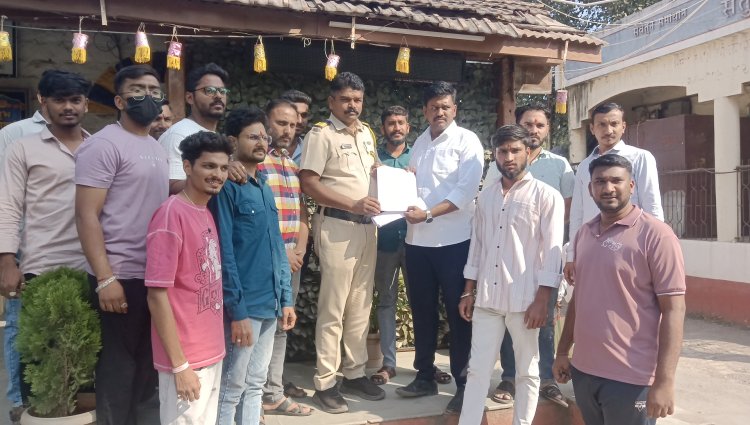 राहुरी शहरातील युवक सराफ संघटना यांच्यावतीने तहसीलदार यांना निवेदन