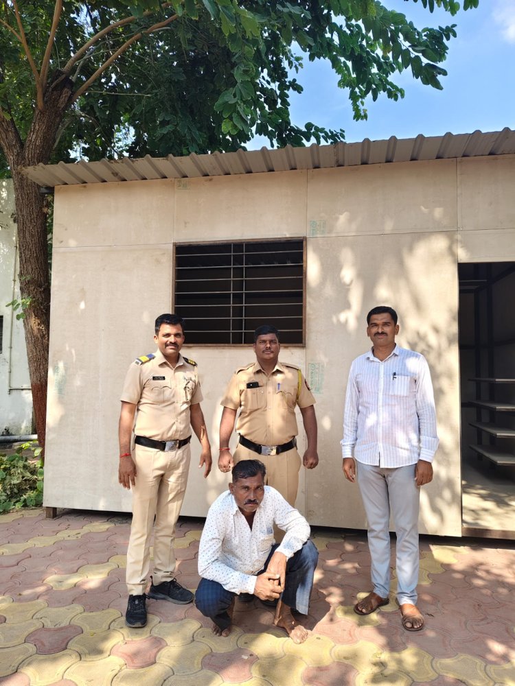 अजामीन पात्र वॉरंट मधील आरोपीस राहुरी पोलिसांनी केली अटक .