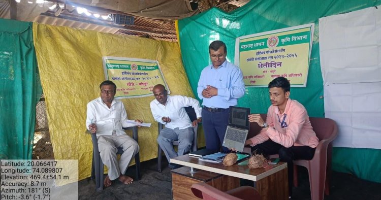 *राहुरी कृषी विद्यापीठातील शास्त्रज्ञांचे टोमॅटो पिकावर मार्गदर्शन*