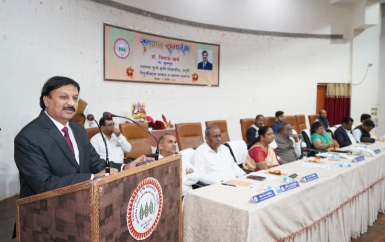 महात्मा फुले कृषी विद्यापीठ हे इतर विद्यापीठांसाठी दिप स्तंभाप्रमाणे आहे . या विद्यापीठात काम करणे याचा सार्थ अभिमान - नवनियुक्त कुलगुरू डॉ. विलास खर्चे