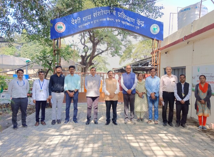 *देशी गाय नैसर्गिक शेतीचा पाया:देशी गाय संशोधन व प्रशिक्षण केंद्राचे काम आंतरराष्ट्रिय स्तरावर नेणार. कुलगुरू डॉ.विलास खर्चे.*