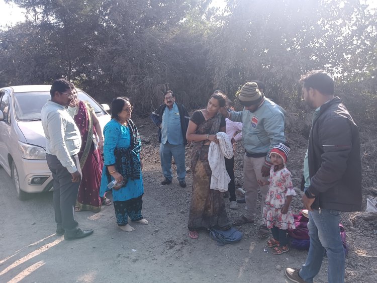 नगर मनमाड हा मार्ग वरती अपघातांचे सत्र सुरूच