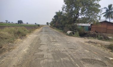 सोनई - खेडले परमानंद रस्त्याची दुरुस्ती धातूर- मातूर स्वरूपाची ,प्रशासनाचे मात्र जाणीवपूर्वक दुर्लक्ष.