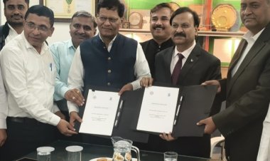 उरळी कांचन येथे महात्मा फुले कृषी विद्यापीठ व बायफ संस्था यांच्यामध्ये सामंजस्य करार