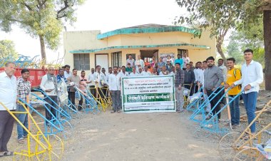 कोकणगाव येथे एक दिवसीय शेतकरी प्रशिक्षण व निविष्ठा वाटप कार्यक्रम संपन्न