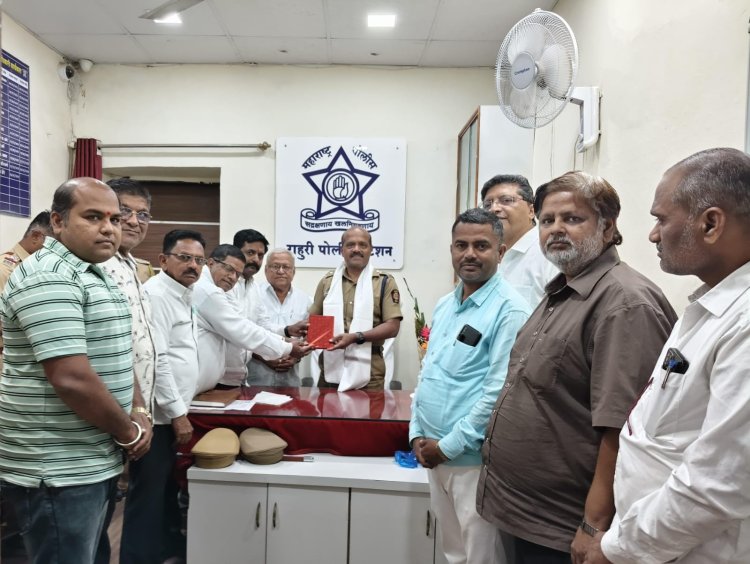 छत्रपतींच्या मुर्तीची विटंबना प्रकरणाचा छडा न लागल्याने राहुरीकरांची खंत ; पोलीस अधीक्षकांकडे मांडली व्यथा .