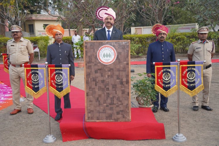 महात्मा फुले कृषी विद्यापीठात 77 वा प्रजासत्ताक दिन उत्साहात साजरा