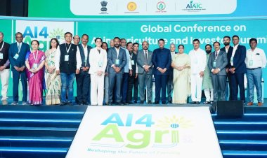 राहुरी कृषी विद्यापीठाचा ए .आय .फॉर ॲग्री या जागतिक परिषदेमध्ये सन्मान