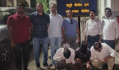 कोळसेवाडी , कल्याण मुंबई येथील दरोडाच्या  गुन्ह्यातील  फरार असलेले आरोपी राहुरी पोलीसानी केले जेर बंद