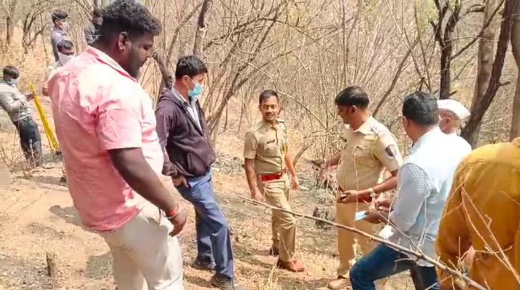 राहुरी वांबोरी घाटामध्ये आढळून आला जळालेल्या अवस्थेत पुरुषाचा मृतदेह