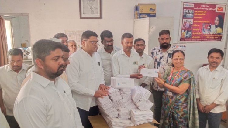 राहुरी येथील शेतकऱ्यांनी देशाचे पंतप्रधान नरेंद्र मोदी यानां लेखी स्वरूपात पत्र लिहून पाठवले