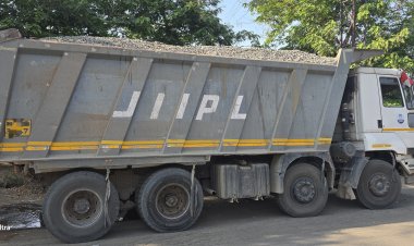 अवैध खडी वाहतूक करणाऱ्या डंपरची कारला धडक; अवैध वाहतूक असूनही राहुरी पोलिस-महसूलची कारवाई नाही – चौकशीची मागणी