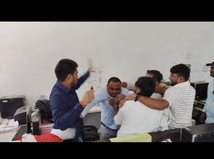 शासकीय अधिकाऱ्याला “माजी मंत्री थोरातांच्या नातेवाईकांकडून मारहाण”?