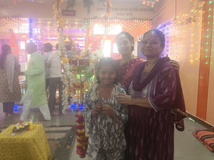 कानिफनाथ चौक येथील  नामांकित असलेले प्रभू श्रीराम मंदिर येथे राम नवमी निमित्त उत्सव साजरा करण्यात आला