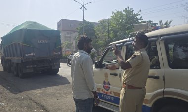 श्रीरामपूर आरटीओची कारवाई वादात; अँब्युलन्सला ₹२५,००० तर डंपरला फक्त ₹१,००० दंड