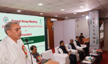 *भुईमूगात हवामान सहनशील वाणांची निर्मिती होणे गरजेचे - उपमहासंचालक डॉ. डी. के. यादव*