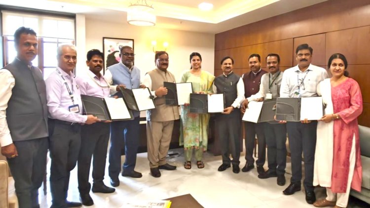 मुंबई येथे नानाजी देशमुख कृषि संजीवनी प्रकल्पांतर्गत संवर्धित शेतीसाठी संशोधन करार संपन्न*