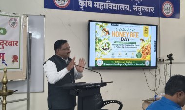 मधमाशीपालन हे ग्रामीण अर्थकारणाला बळ देणारे प्रभावी माध्यम - डॉ. यु. बी. होले