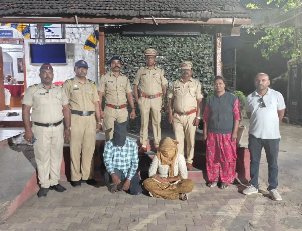 चोरीच्या गुन्ह्यातील 'बंटी-बबली' जोडप्याला 24 तासात अटक*