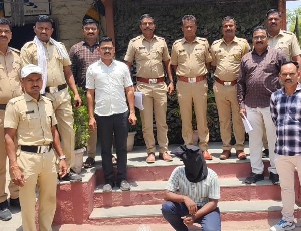 अल्पवयीन मुलीचा विनयभंग करणारा फरार आरोपी पुण्यातून जेरबंद, राहुरी पोलिसांची कारवाई*