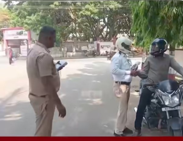 अहिल्यानगर चे एसपी मुम्मका सुदर्शन यांनी हेल्मेट सक्तीसाठी "अॅक्शन मोड" सुरू केले ; सुरुवात मात्र त्यांच्या कार्यालयापासूनच सुरू केली