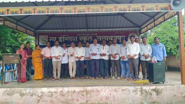 जीवनाला कलाटणी देणारा गुरु म्हणजे शिक्षक:-सलाबतपूर ग्रामपंचायत सदस्य राहुल डोळस....
