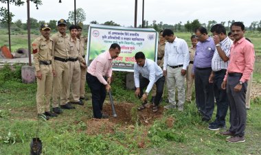 महात्मा फुले यांच्या द्विशताब्दी जयंती वर्षानिमित्त पाणलोट क्षेत्रात वृक्षारोपण कार्यक्रम संपन्न .