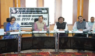 राहुरी कृषी विद्यापीठात बायोहॅप्पीनेस सेंटर सहनिर्मिती या विषयावरील एक दिवसीय कार्यशाळा संपन्न .