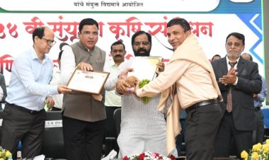 डॉ.सचिनकुमार नांदगुडे उत्कृष्ट कृषी शास्त्रज्ञ पुरस्काराने सन्मानित .