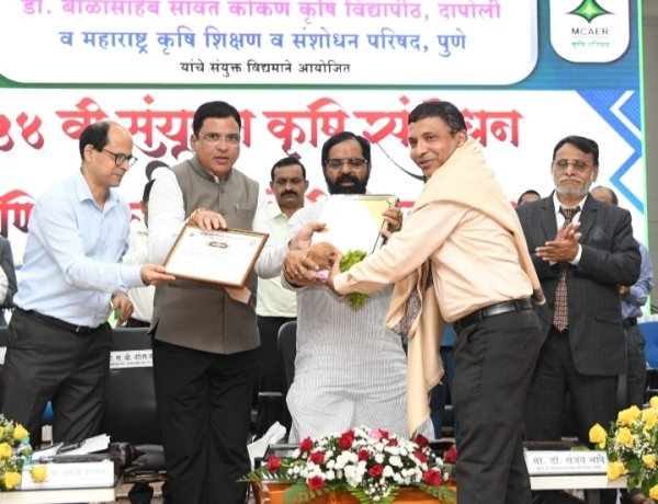 डॉ.सचिनकुमार नांदगुडे उत्कृष्ट कृषी शास्त्रज्ञ पुरस्काराने सन्मानित .
