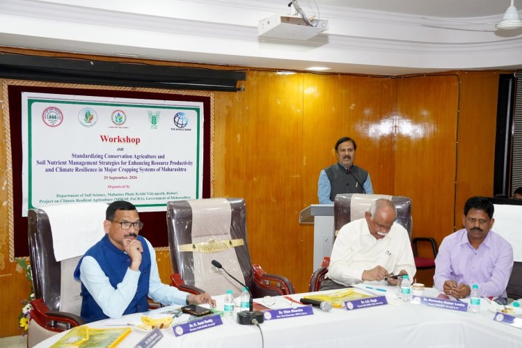 बागायती व कोरडवाहू शेतीसाठी शेतीच्या संवर्धनाचा प्रकल्प महत्त्वाचा उपक्रम ठरेल - कुलगुरू डॉ. विलास खर्चे