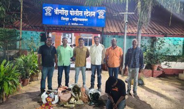 श्रीगोंदा व श्रीरामपूर येथे गुटखा -माव्याच्या  अवैध धंद्यावर स्थानिक गुन्हे शाखेची कारवाई ; 42,980 /- रु. किंमतीचा मुद्देमाल जप्त .
