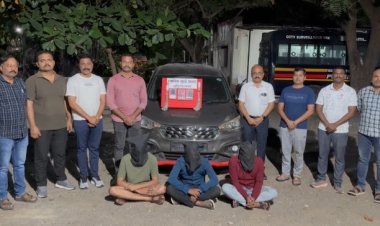 उबेर गाडी बुक करून प्रवासात कोयत्याच्या धाकाने कार पळविणारी टोळी जेरबंद ;ठाणे येथून11,71,200 /- रु. च्या मुद्देमालासह 3 आरोपी ताब्यात.