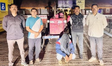 शेवगाव येथील अवैध वाळू वाहतुकीवर स्थानिक गुन्हे शाखेची कारवाई .